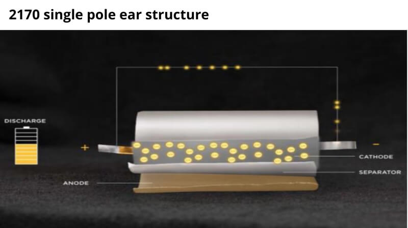 2170 single pole ear structure